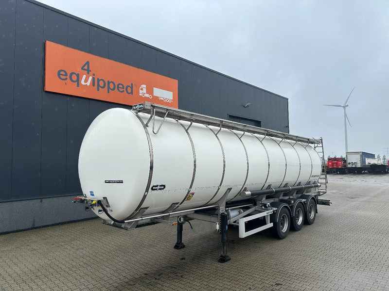 Van Hool FOOD / 39.000L / 3-COMP / ADR-attest (AT, FL) / NL-trailer / APK: 04/2026 - Puspriekabė cisterna: foto 1 Van Hool FOOD / 39.000L / 3-COMP / ADR-attest (AT, FL) / NL-trailer / APK: 04/2026 - Puspriekabė cisterna: foto 1
