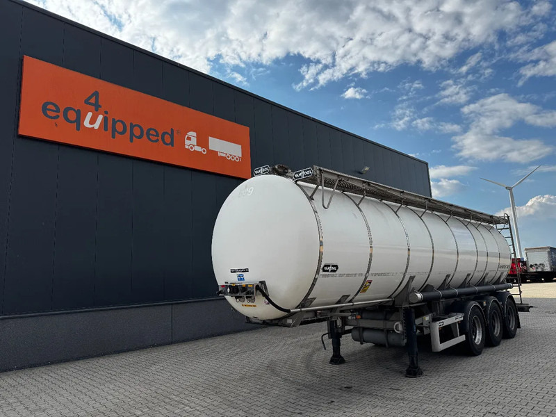 Van Hool FOOD / RVS chassis / empty weight 5.860kg / 29.500L / 1-COMP / 1 -BAFFLE / DISC / NL / APK - Puspriekabė cisterna: foto 1 Van Hool FOOD / RVS chassis / empty weight 5.860kg / 29.500L / 1-COMP / 1 -BAFFLE / DISC / NL / APK - Puspriekabė cisterna: foto 1