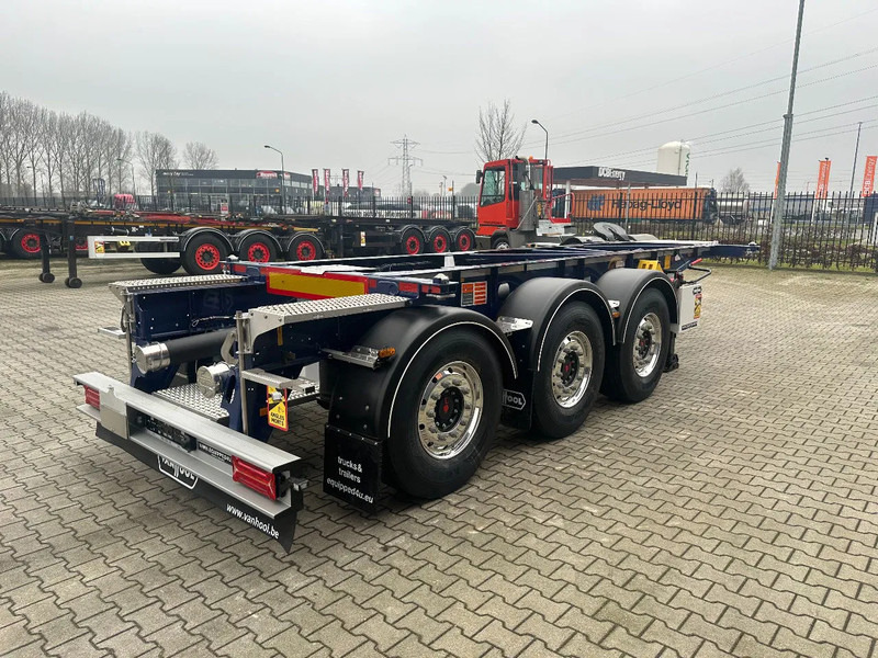 Van Hool NEW / DIRECT AVAILABLE 20FT ADR-CHASSIS, EMPTY WEIGHT: 3.300KG, DISCBRAKES, 3x available, ALU WHEELS - Konteineris-vežimus/ Sukeisti kūną puspriekabė: foto 5 Van Hool NEW / DIRECT AVAILABLE 20FT ADR-CHASSIS, EMPTY WEIGHT: 3.300KG, DISCBRAKES, 3x available, ALU WHEELS - Konteineris-vežimus/ Sukeisti kūną puspriekabė: foto 5