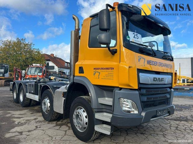 DAF CF 450/Abrollkipper HYVA 30-67-S 30TON/Lenkachse - Hook-lift sunkvežimis: foto 2 DAF CF 450/Abrollkipper HYVA 30-67-S 30TON/Lenkachse - Hook-lift sunkvežimis: foto 2