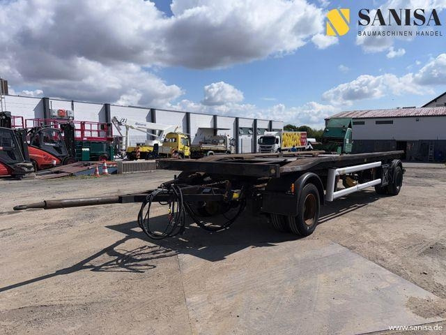 Hüffermann HKA 18.70/Abrollanhänger/Tandemanhänger/ TÜV Nov - Kablio/ Skip loader priekaba: foto 1 Hüffermann HKA 18.70/Abrollanhänger/Tandemanhänger/ TÜV Nov - Kablio/ Skip loader priekaba: foto 1