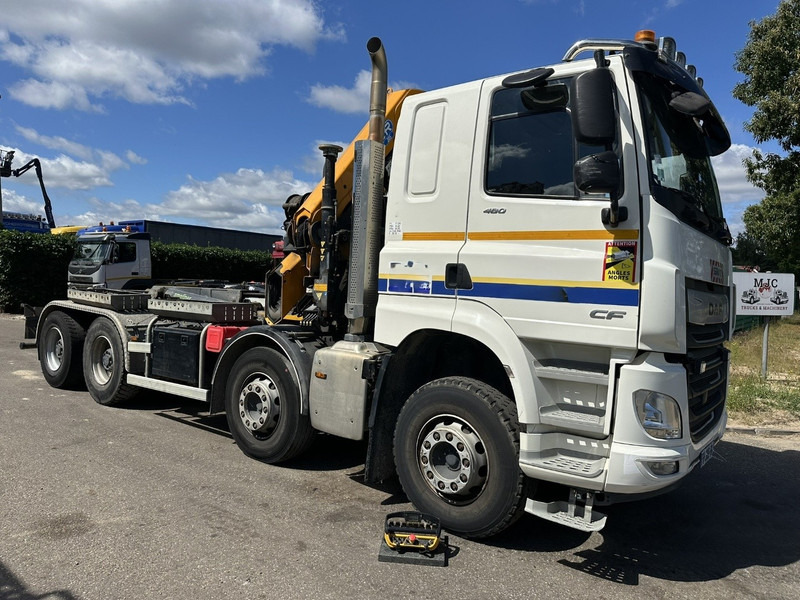 DAF CF 480 8x4 HOOKLIFT + CRANE (19m!) EFFER 205 / 6S + WINCH - RETARDER - *165.000km* - VERY NICE - Hook-lift sunkvežimis, Sunkvežimis su kranu: foto 2 DAF CF 480 8x4 HOOKLIFT + CRANE (19m!) EFFER 205 / 6S + WINCH - RETARDER - *165.000km* - VERY NICE - Hook-lift sunkvežimis, Sunkvežimis su kranu: foto 2