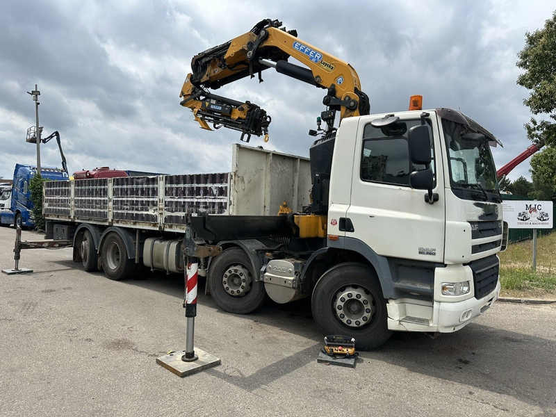 DAF CF 85.360 8x2 + CRANE (25m!) EFFER 305 6S + JIB 4S + ROTATOR - PLATORM 7m60 - LIFT + STEERING AXLE - EURO 5 - BE - Sunkvežimis su kranu: foto 2 DAF CF 85.360 8x2 + CRANE (25m!) EFFER 305 6S + JIB 4S + ROTATOR - PLATORM 7m60 - LIFT + STEERING AXLE - EURO 5 - BE - Sunkvežimis su kranu: foto 2