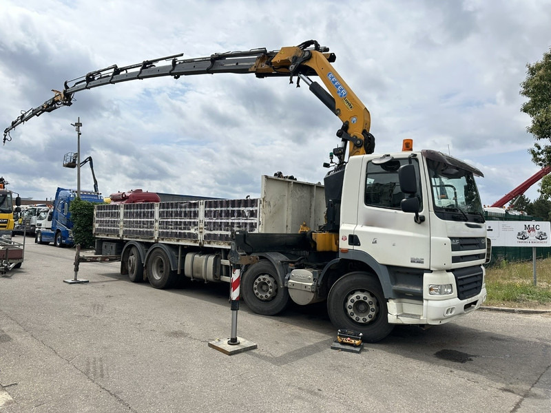 DAF CF 85.360 8x2 + KRAN (25m!) EFFER 305 6S + JIB 4S + ROTATOR - PLATORM 7m60 - LIFT + STEERING AXLE - EURO 5 - BE - Platforminis/ Bortinis sunkvežimis, Sunkvežimis su kranu: foto 2 DAF CF 85.360 8x2 + KRAN (25m!) EFFER 305 6S + JIB 4S + ROTATOR - PLATORM 7m60 - LIFT + STEERING AXLE - EURO 5 - BE - Platforminis/ Bortinis sunkvežimis, Sunkvežimis su kranu: foto 2