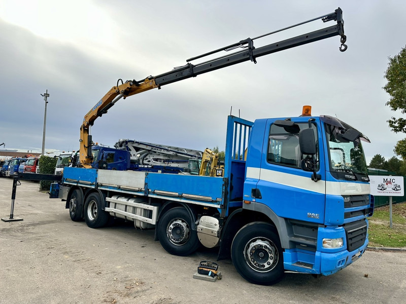 DAF CF 85.360 8x2 PLATFORM 7m35 + CRANE EFFER 165-3S + RADIO - MANUAL GEARBOX ZF - EURO 5 - BE TRUCK - Sunkvežimis su kranu: foto 1 DAF CF 85.360 8x2 PLATFORM 7m35 + CRANE EFFER 165-3S + RADIO - MANUAL GEARBOX ZF - EURO 5 - BE TRUCK - Sunkvežimis su kranu: foto 1