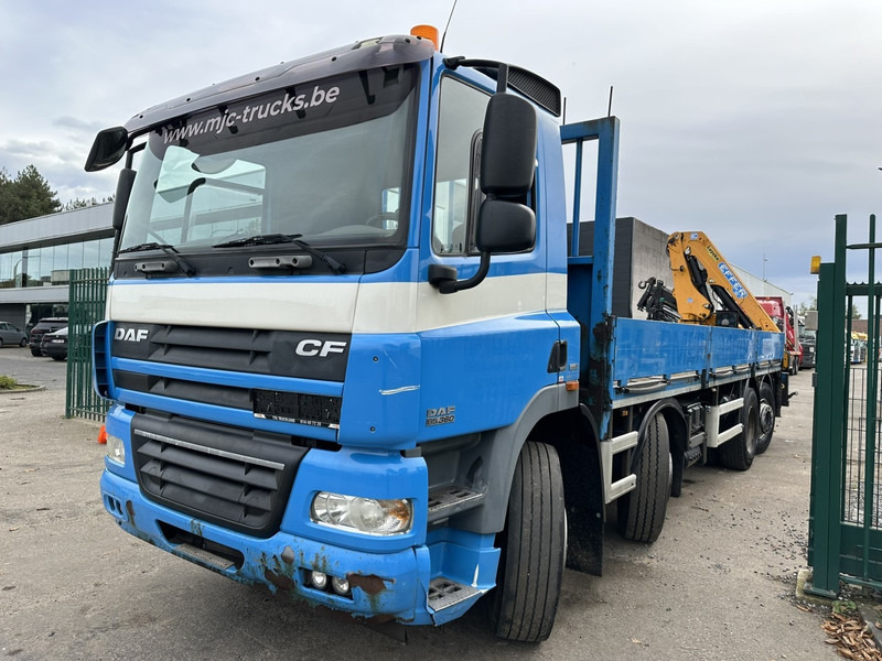 DAF CF 85.360 8x2 PRITSCHE 7m35 + KRAN EFFER 165-3S + RADIO - MANUAL GEARBOX ZF - EURO 5 - BE TRUCK - Platforminis/ Bortinis sunkvežimis, Sunkvežimis su kranu: foto 4 DAF CF 85.360 8x2 PRITSCHE 7m35 + KRAN EFFER 165-3S + RADIO - MANUAL GEARBOX ZF - EURO 5 - BE TRUCK - Platforminis/ Bortinis sunkvežimis, Sunkvežimis su kranu: foto 4