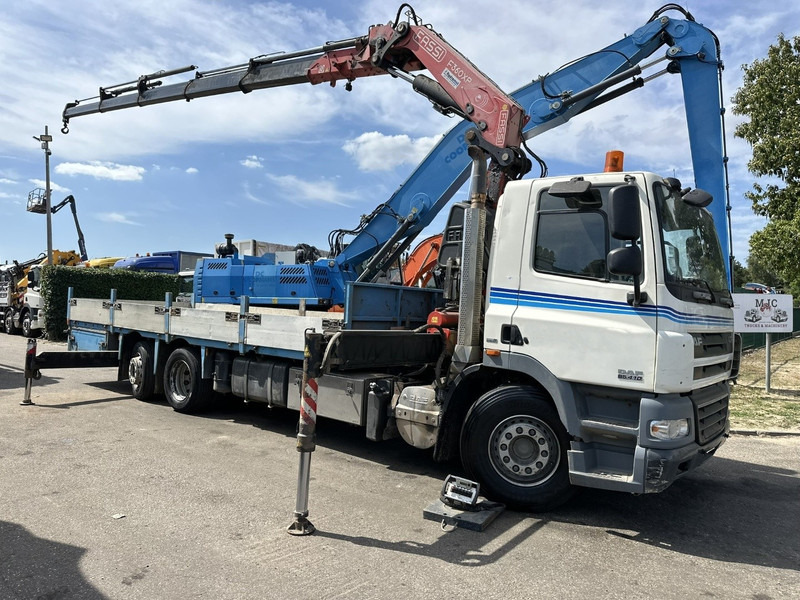 DAF CF 85.410 6X2 + KRAN FASSI F360XP 5x - RETARDER - EURO 5 - LIFT + STEERING AXLE - PLATFORM 7m45 - TUV 05/2026 - Platforminis/ Bortinis sunkvežimis, Sunkvežimis su kranu: foto 2 DAF CF 85.410 6X2 + KRAN FASSI F360XP 5x - RETARDER - EURO 5 - LIFT + STEERING AXLE - PLATFORM 7m45 - TUV 05/2026 - Platforminis/ Bortinis sunkvežimis, Sunkvežimis su kranu: foto 2