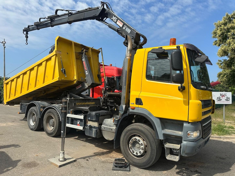 DAF CF 85.410 6X4 21T HOOKLIFT + CRANE HIAB 166-3 HIPRO + ROTATOR - 5/6F - RETARDER - TÜV 10/2025 - EURO 5 - BE TRUCK - Hook-lift sunkvežimis, Sunkvežimis su kranu: foto 1 DAF CF 85.410 6X4 21T HOOKLIFT + CRANE HIAB 166-3 HIPRO + ROTATOR - 5/6F - RETARDER - TÜV 10/2025 - EURO 5 - BE TRUCK - Hook-lift sunkvežimis, Sunkvežimis su kranu: foto 1