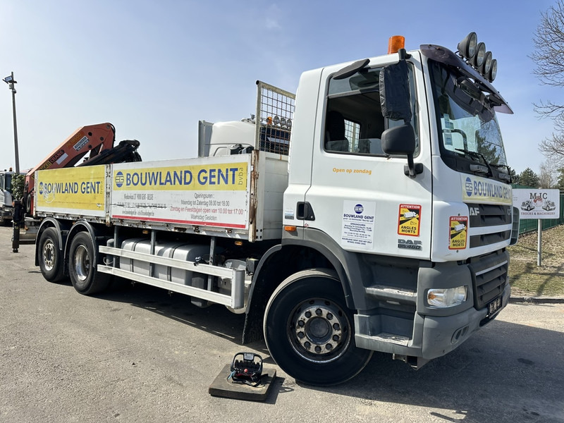 DAF CF 85.460 6x2 LIFT+LENK ACHSE + KRAN PALFINGER PK 18500 (3x) + RADIO + ROTATOR - EURO 5 - AS TRONIC - BE TRUCK - Platforminis/ Bortinis sunkvežimis, Sunkvežimis su kranu: foto 1 DAF CF 85.460 6x2 LIFT+LENK ACHSE + KRAN PALFINGER PK 18500 (3x) + RADIO + ROTATOR - EURO 5 - AS TRONIC - BE TRUCK - Platforminis/ Bortinis sunkvežimis, Sunkvežimis su kranu: foto 1
