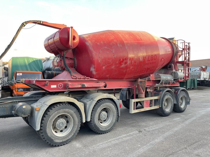 Hoenkhaus 12m3 CONCRETE MIXER 2 Axles SAF - AIR SUSP. - DRUM BRAKES - BE TRAILER - Betonvežio puspriekabė: foto 1 Hoenkhaus 12m3 CONCRETE MIXER 2 Axles SAF - AIR SUSP. - DRUM BRAKES - BE TRAILER - Betonvežio puspriekabė: foto 1