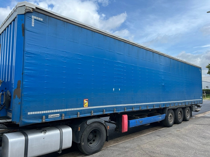 Tentinė puspriekabė Krone 3-AXLES TRAILER - SAF DISC - LIFT + STEERING AXLE - TAILLIFT: foto 1