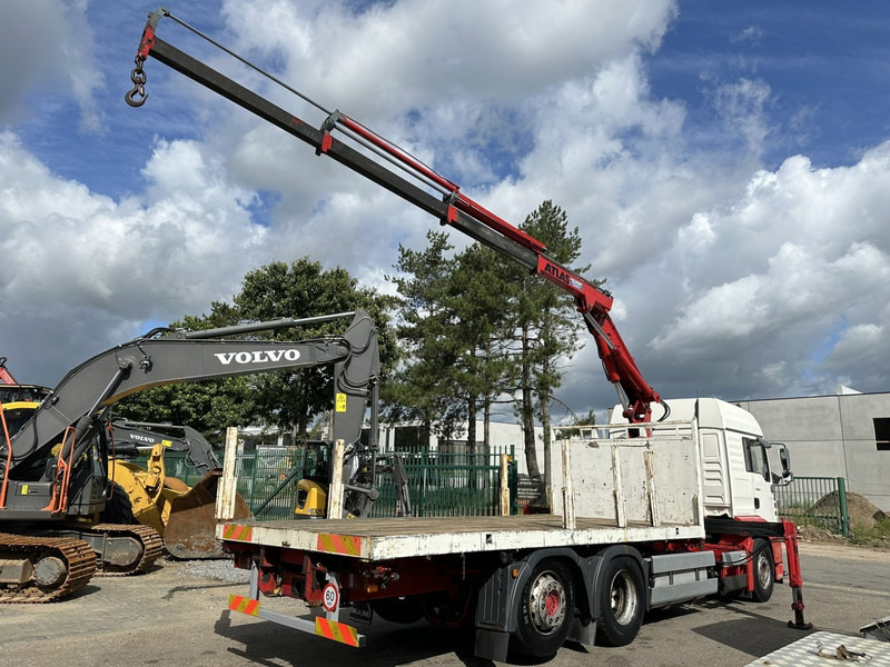 MAN TG 360 A 6x2 + KRAN ATLAS 100.1 A3 - PLATFORM 5m80 - E3 - LIFT-AXLE - FULL AIR SUSPENSION - ZF AS TRONIC - BE TRUCK - Platforminis/ Bortinis sunkvežimis, Sunkvežimis su kranu: foto 5 MAN TG 360 A 6x2 + KRAN ATLAS 100.1 A3 - PLATFORM 5m80 - E3 - LIFT-AXLE - FULL AIR SUSPENSION - ZF AS TRONIC - BE TRUCK - Platforminis/ Bortinis sunkvežimis, Sunkvežimis su kranu: foto 5