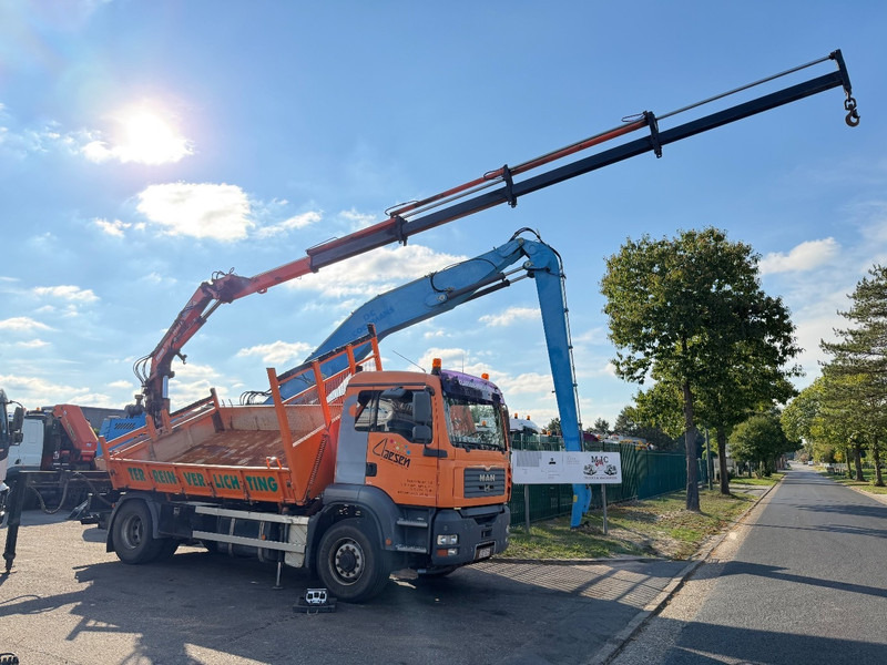 MAN TGA 18.310 4x4 Hydro-drive 2-SEITEN KIPPER + KRAN ATLAS 165 (4x) + RADIO - BE truck - Savivartis sunkvežimis, Sunkvežimis su kranu: foto 1 MAN TGA 18.310 4x4 Hydro-drive 2-SEITEN KIPPER + KRAN ATLAS 165 (4x) + RADIO - BE truck - Savivartis sunkvežimis, Sunkvežimis su kranu: foto 1