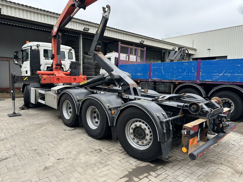 MAN TGS 35.400 8x4 TRIDEM HOOKLIFT T22 + CRANE PALFINGER PK 18001 EH + RADIO - EURO 5 - LIFT/STEERING AXLE - BE TRUCK - Hook-lift sunkvežimis, Sunkvežimis su kranu: foto 4 MAN TGS 35.400 8x4 TRIDEM HOOKLIFT T22 + CRANE PALFINGER PK 18001 EH + RADIO - EURO 5 - LIFT/STEERING AXLE - BE TRUCK - Hook-lift sunkvežimis, Sunkvežimis su kranu: foto 4