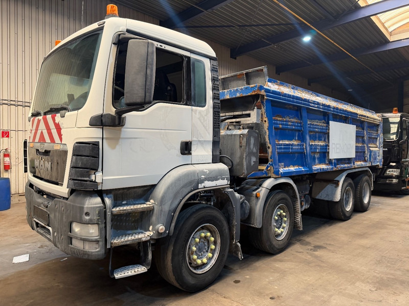 MAN TGS 41.360 8x4 - *EURO 3* TIPPER - FLIEGL PUSH TIPPER - BIG AXLES / HUB REDUCTION - STEEL SPRING - AS TRONIC AUTOMATIC - Savivartis sunkvežimis: foto 1 MAN TGS 41.360 8x4 - *EURO 3* TIPPER - FLIEGL PUSH TIPPER - BIG AXLES / HUB REDUCTION - STEEL SPRING - AS TRONIC AUTOMATIC - Savivartis sunkvežimis: foto 1