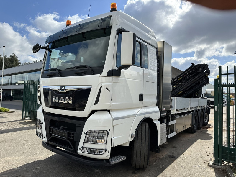 MAN TGX 35.420 8x4-4 TRIDEM + CRANE (26m!) HIAB X-HIPRO 408 E-5 + JIB 100X-5 - PLATFORM 6m40 - *306.245km* - BE TRUCK - Sunkvežimis su kranu: foto 4 MAN TGX 35.420 8x4-4 TRIDEM + CRANE (26m!) HIAB X-HIPRO 408 E-5 + JIB 100X-5 - PLATFORM 6m40 - *306.245km* - BE TRUCK - Sunkvežimis su kranu: foto 4