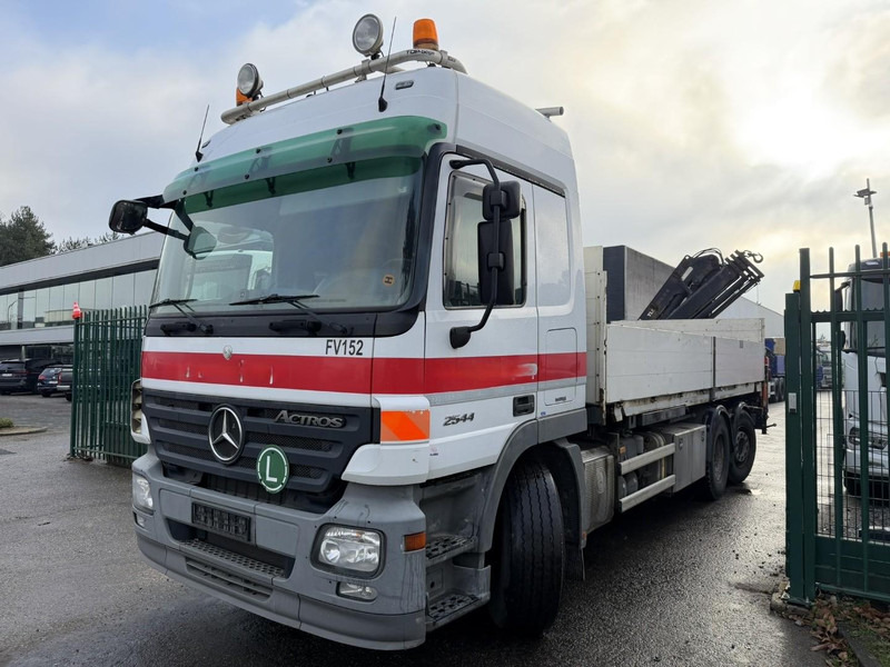 Mercedes-Benz ACTROS 2544 6x2 MP2 + CRANE ATLAS 165.2E (3x HYDR) - RADIO - *FULL AIR* - LIFT + STEERING AXLE - *299.000km* - PLATFORM 6m50 - Sunkvežimis su kranu: foto 3 Mercedes-Benz ACTROS 2544 6x2 MP2 + CRANE ATLAS 165.2E (3x HYDR) - RADIO - *FULL AIR* - LIFT + STEERING AXLE - *299.000km* - PLATFORM 6m50 - Sunkvežimis su kranu: foto 3