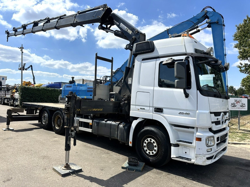 Mercedes-Benz ACTROS 2546 6x2 PRITSCHE + KRAN HIAB 422 EP-6 HIPRO - *415.000km* - PLATFORM 6m50 - LIFT AXLE - MP 3 - EURO 5 - BELGIAN PAPERS - Platforminis/ Bortinis sunkvežimis, Sunkvežimis su kranu: foto 2 Mercedes-Benz ACTROS 2546 6x2 PRITSCHE + KRAN HIAB 422 EP-6 HIPRO - *415.000km* - PLATFORM 6m50 - LIFT AXLE - MP 3 - EURO 5 - BELGIAN PAPERS - Platforminis/ Bortinis sunkvežimis, Sunkvežimis su kranu: foto 2
