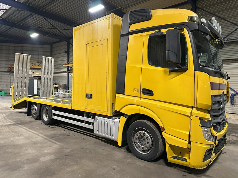 Mercedes-Benz ACTROS 2745 6x2 OPRIJWAGEN / AUTOTRANSPORTER / MACHINE TRANSPORTER - WINCH - 6m10 - EURO 5 - LIFT AXLE - HYDR RAMPS - NL TRUCK - Evakuatorius: foto 1 Mercedes-Benz ACTROS 2745 6x2 OPRIJWAGEN / AUTOTRANSPORTER / MACHINE TRANSPORTER - WINCH - 6m10 - EURO 5 - LIFT AXLE - HYDR RAMPS - NL TRUCK - Evakuatorius: foto 1