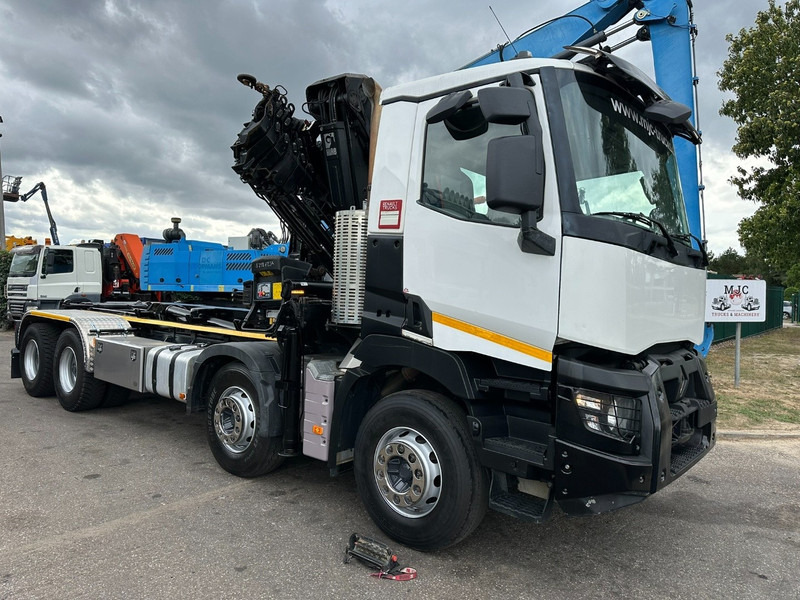 Renault C460 8x4 + (19m!) KRAN HIAB 288 E-6 HIDUO - RADIO - 5/6 F - STEEL SPRING / HUB REDUCTION - BE TRUCK - Hook-lift sunkvežimis, Sunkvežimis su kranu: foto 2 Renault C460 8x4 + (19m!) KRAN HIAB 288 E-6 HIDUO - RADIO - 5/6 F - STEEL SPRING / HUB REDUCTION - BE TRUCK - Hook-lift sunkvežimis, Sunkvežimis su kranu: foto 2