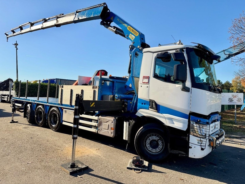 Renault C480 8x4 TRIDEM + CRANE (20m!) PALFINGER PK33002-EH E (6x) - PLATFORM 8m25 - LIFT/STEERING - GOOD TIRES - BE TRUCK - Sunkvežimis su kranu: foto 1 Renault C480 8x4 TRIDEM + CRANE (20m!) PALFINGER PK33002-EH E (6x) - PLATFORM 8m25 - LIFT/STEERING - GOOD TIRES - BE TRUCK - Sunkvežimis su kranu: foto 1