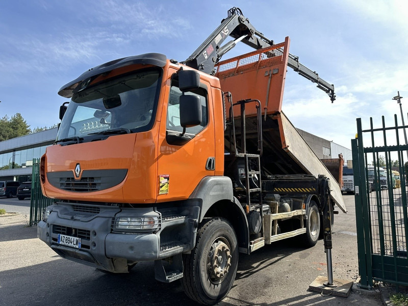 Renault KERAX 380 DXI 6x4 TIPPER + CRANE HIAB 144 B-3 - RADIO - *246.000km* - RETARDER - BORDMATIC - EURO 5 - Savivartis sunkvežimis, Sunkvežimis su kranu: foto 3 Renault KERAX 380 DXI 6x4 TIPPER + CRANE HIAB 144 B-3 - RADIO - *246.000km* - RETARDER - BORDMATIC - EURO 5 - Savivartis sunkvežimis, Sunkvežimis su kranu: foto 3