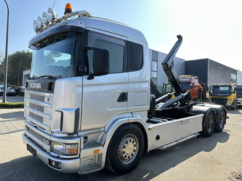 Scania 144G-530 V8 6x4 HOOKLIFT 20T MEILLER -VOL LUCHT - OPTI-CRUISE - CR19 SLAAPCABINE - Hook-lift sunkvežimis: foto 3 Scania 144G-530 V8 6x4 HOOKLIFT 20T MEILLER -VOL LUCHT - OPTI-CRUISE - CR19 SLAAPCABINE - Hook-lift sunkvežimis: foto 3
