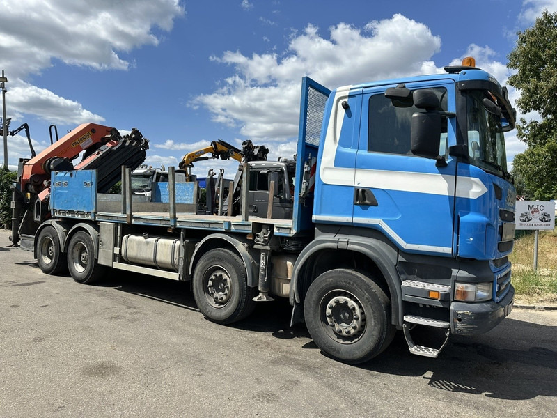 Scania G440 8x4 + (25m!) CRANE PALFINGER PK78002 SH G 8x + WINCH - PLATFORM 6m25 - MANUAL - HUB REDUCTION - STEEL SPRING - EURO 5 - BE TRUCK - Sunkvežimis su kranu: foto 2 Scania G440 8x4 + (25m!) CRANE PALFINGER PK78002 SH G 8x + WINCH - PLATFORM 6m25 - MANUAL - HUB REDUCTION - STEEL SPRING - EURO 5 - BE TRUCK - Sunkvežimis su kranu: foto 2