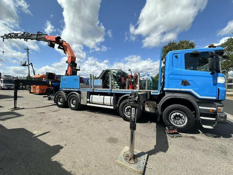 Scania G440 8x4 + (26.5m!) CRANE PALFINGER PK78002 SH G 8x + 1 + WINCH - PLATFORM 6m25 - MANUAL - HUB REDUCTION - STEEL SPRING - EURO 5 - BE TRUCK - Sunkvežimis su kranu: foto 4 Scania G440 8x4 + (26.5m!) CRANE PALFINGER PK78002 SH G 8x + 1 + WINCH - PLATFORM 6m25 - MANUAL - HUB REDUCTION - STEEL SPRING - EURO 5 - BE TRUCK - Sunkvežimis su kranu: foto 4