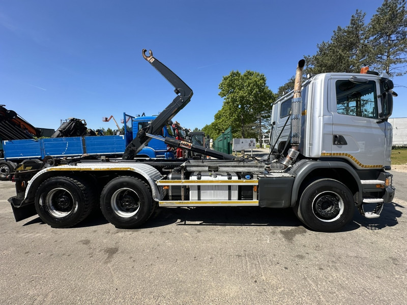 Scania G450 6x4 HAAKSYSTEEM AJK 20T - 5760mm - 3m90 WB - BLADVERING / NAAFREDUCTIE - EURO 6 - BE TRUCK - Hook-lift sunkvežimis: foto 4 Scania G450 6x4 HAAKSYSTEEM AJK 20T - 5760mm - 3m90 WB - BLADVERING / NAAFREDUCTIE - EURO 6 - BE TRUCK - Hook-lift sunkvežimis: foto 4