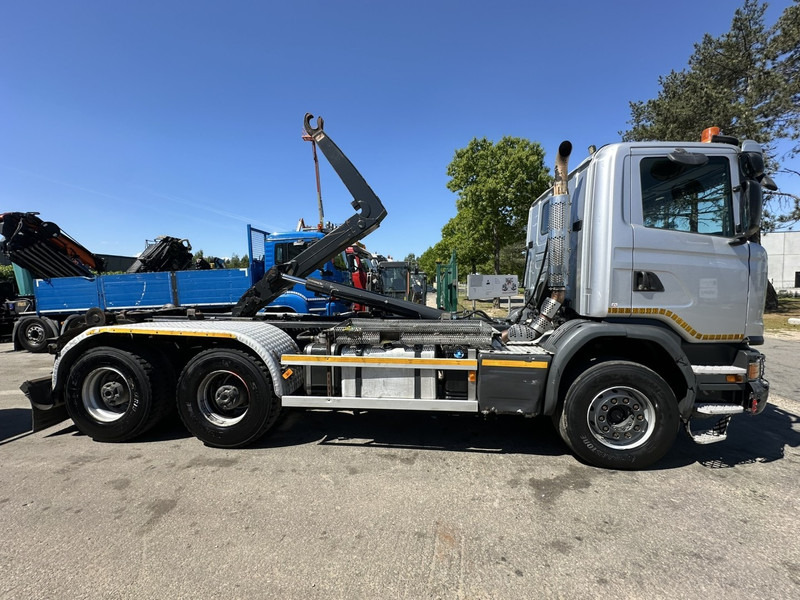 Scania G450 6x4 HOOKLIFT AJK 20T - 5760mm - 3m90 WB - HUB REDUCTION / STEEL SUSP. - EURO 6 - BE TRUCK - Hook-lift sunkvežimis: foto 4 Scania G450 6x4 HOOKLIFT AJK 20T - 5760mm - 3m90 WB - HUB REDUCTION / STEEL SUSP. - EURO 6 - BE TRUCK - Hook-lift sunkvežimis: foto 4