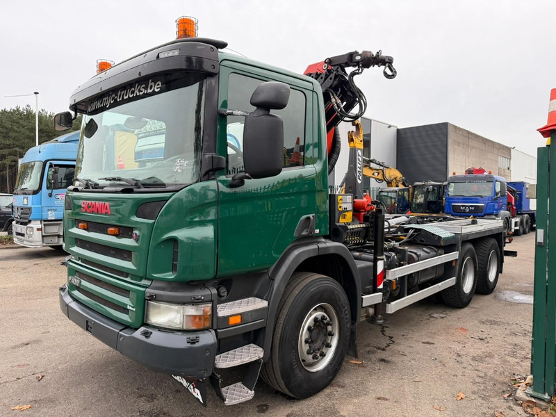 Scania P400 6x4 HOOKLIFT + CRANE PALFINGER PK9001 EH - RETARDER - 5/6F + ROTATOR + RADIO - WB 3m90 - EURO 5 - HUB REDUCTION / SPRING - BE TRUCK - Hook-lift sunkvežimis, Sunkvežimis su kranu: foto 3 Scania P400 6x4 HOOKLIFT + CRANE PALFINGER PK9001 EH - RETARDER - 5/6F + ROTATOR + RADIO - WB 3m90 - EURO 5 - HUB REDUCTION / SPRING - BE TRUCK - Hook-lift sunkvežimis, Sunkvežimis su kranu: foto 3