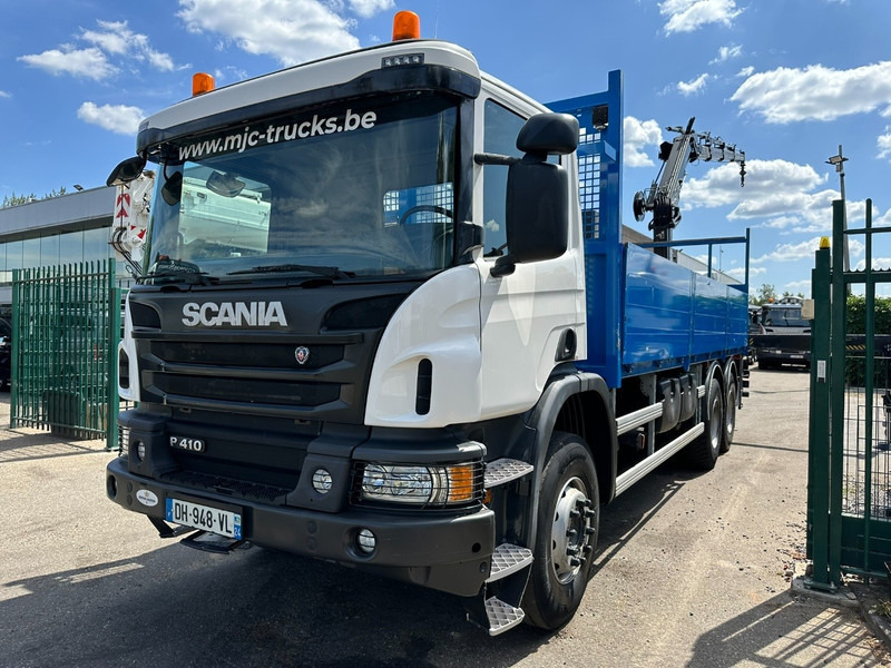 Scania P410 6x4 PRITSCHE + KRAN HIAB 166 ES-4 - RETARDER - ROTATOR - PLATFORM 6m80 - BIG AXLES HUB REDUCTION - STEEL SPRING - Platforminis/ Bortinis sunkvežimis, Sunkvežimis su kranu: foto 4 Scania P410 6x4 PRITSCHE + KRAN HIAB 166 ES-4 - RETARDER - ROTATOR - PLATFORM 6m80 - BIG AXLES HUB REDUCTION - STEEL SPRING - Platforminis/ Bortinis sunkvežimis, Sunkvežimis su kranu: foto 4