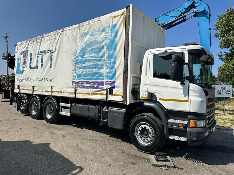 Scania P410 8x4 TRIDEM + CRANE HIAB 244 EP-4 HIDUO - RETARDER - LIFT + STEERING AXLE - *327.000km* - RADIO - Sunkvežimis su kranu: foto 2 Scania P410 8x4 TRIDEM + CRANE HIAB 244 EP-4 HIDUO - RETARDER - LIFT + STEERING AXLE - *327.000km* - RADIO - Sunkvežimis su kranu: foto 2