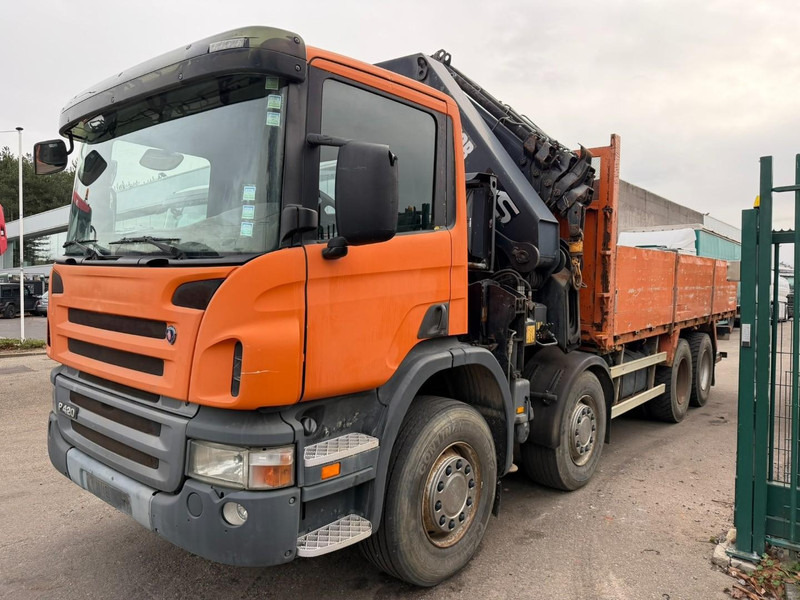Scania P420 8X4 PRITSCHE + (25m) KRAN HIAB 422 E-5 HIPRO + JIB 100X-4 - RETARDER - *284.000km* - MANUAL - STEEL SPRING - EURO 3 - BE TRUCK - Platforminis/ Bortinis sunkvežimis, Sunkvežimis su kranu: foto 3 Scania P420 8X4 PRITSCHE + (25m) KRAN HIAB 422 E-5 HIPRO + JIB 100X-4 - RETARDER - *284.000km* - MANUAL - STEEL SPRING - EURO 3 - BE TRUCK - Platforminis/ Bortinis sunkvežimis, Sunkvežimis su kranu: foto 3