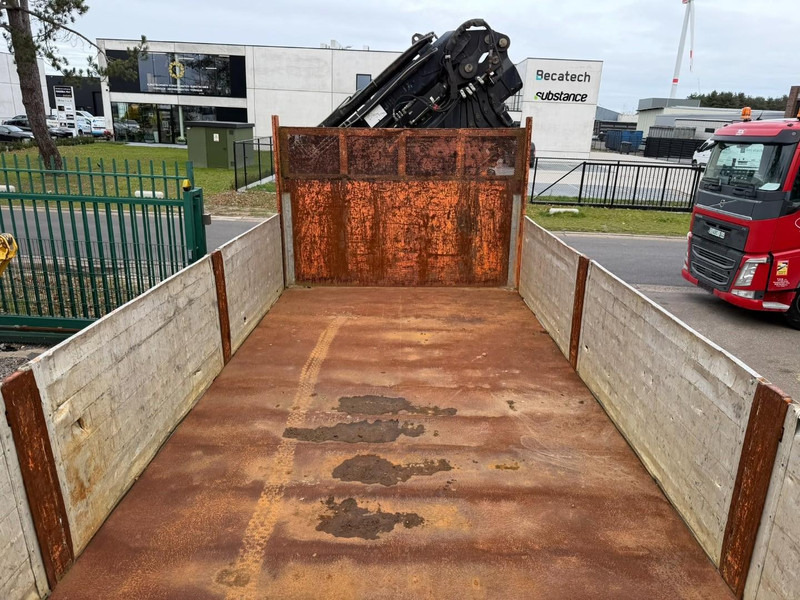 Platforminis/ Bortinis sunkvežimis, Sunkvežimis su kranu Scania P420 8X4 PRITSCHE + (25m) KRAN HIAB 422 E-5 HIPRO + JIB 100X-4 - RETARDER - *284.000km* - MANUAL - STEEL SPRING - EURO 3 - BE TRUCK: foto 14