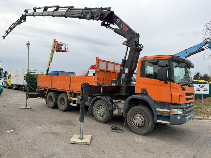Scania P420 8X4 PRITSCHE + (25m) KRAN HIAB 422 E-5 HIPRO + JIB 100X-4 - RETARDER - *284.000km* - MANUAL - STEEL SPRING - EURO 3 - BE TRUCK - Platforminis/ Bortinis sunkvežimis, Sunkvežimis su kranu: foto 2 Scania P420 8X4 PRITSCHE + (25m) KRAN HIAB 422 E-5 HIPRO + JIB 100X-4 - RETARDER - *284.000km* - MANUAL - STEEL SPRING - EURO 3 - BE TRUCK - Platforminis/ Bortinis sunkvežimis, Sunkvežimis su kranu: foto 2