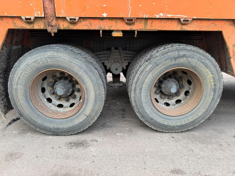 Platforminis/ Bortinis sunkvežimis, Sunkvežimis su kranu Scania P420 8X4 PRITSCHE + (25m) KRAN HIAB 422 E-5 HIPRO + JIB 100X-4 - RETARDER - *284.000km* - MANUAL - STEEL SPRING - EURO 3 - BE TRUCK: foto 12