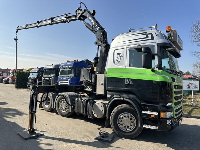 Scania R500 V8 6x2 + KRAN MKG HLK 231 HP (23tm) - 4x HYDR - RADIO - RETARDER - MANUAL - LIFT + STEERING AXLE - Sunkvežimis su kranu: foto 1 Scania R500 V8 6x2 + KRAN MKG HLK 231 HP (23tm) - 4x HYDR - RADIO - RETARDER - MANUAL - LIFT + STEERING AXLE - Sunkvežimis su kranu: foto 1