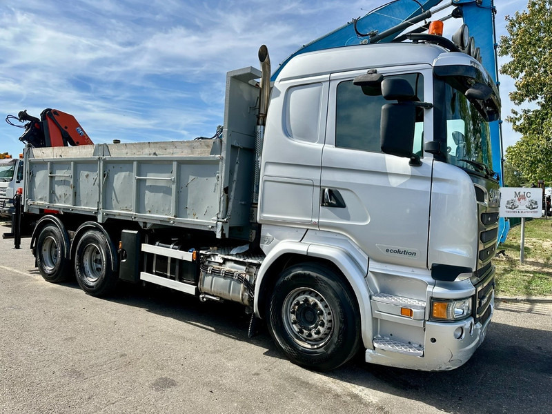 Scania R520 6x4 PRITSCHE + KRAN PALFINGER PK 15002 A - *ZSM + KIPPER* - RETARDER - *FULL AIR* - EUR 6 - BE TRUCK - Platforminis/ Bortinis sunkvežimis, Sunkvežimis su kranu: foto 4 Scania R520 6x4 PRITSCHE + KRAN PALFINGER PK 15002 A - *ZSM + KIPPER* - RETARDER - *FULL AIR* - EUR 6 - BE TRUCK - Platforminis/ Bortinis sunkvežimis, Sunkvežimis su kranu: foto 4