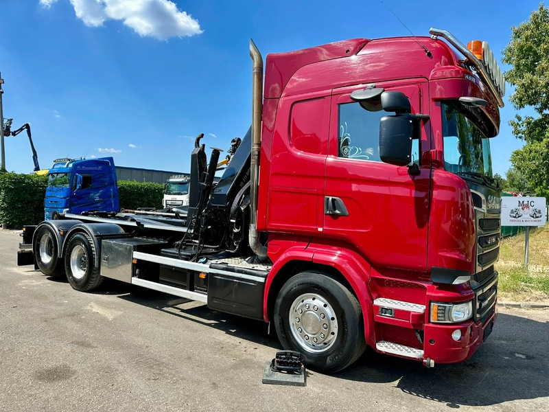 Scania R580 6X2 V8 HOOKLIFT + CRANE HIAB 211 E-4 HIPRO - ROTATOR - RETARDER - ALCOA ALU - RADIO - NL TRUCK - Hook-lift sunkvežimis, Sunkvežimis su kranu: foto 2 Scania R580 6X2 V8 HOOKLIFT + CRANE HIAB 211 E-4 HIPRO - ROTATOR - RETARDER - ALCOA ALU - RADIO - NL TRUCK - Hook-lift sunkvežimis, Sunkvežimis su kranu: foto 2