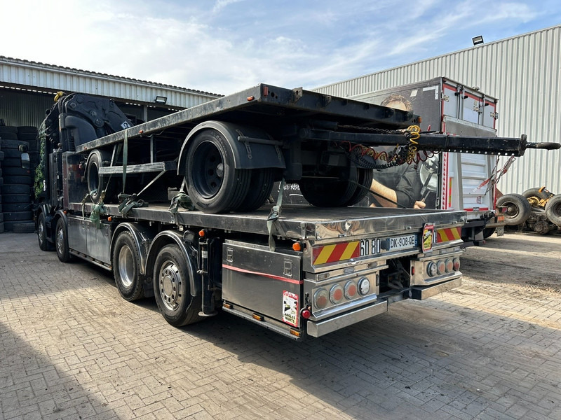 Scania R620 8x2 + KRAN HIAB 800EP-5 HiPro - RETARDER - LIFT/STEERING AXLE - HIGHLINE SLEEPER - LEATHER - ALCOA - Platforminis/ Bortinis sunkvežimis, Sunkvežimis su kranu: foto 4 Scania R620 8x2 + KRAN HIAB 800EP-5 HiPro - RETARDER - LIFT/STEERING AXLE - HIGHLINE SLEEPER - LEATHER - ALCOA - Platforminis/ Bortinis sunkvežimis, Sunkvežimis su kranu: foto 4