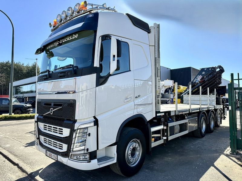 Volvo FH 420 8x4 TRIDEM + KRAAN HIAB 408 E-8 HIPRO + WINCH - 63.000km ONLY - CREWCAB 4 SEATER - PLATFORM 7m - TOP CONDITION - Sunkvežimis su kranu: foto 3 Volvo FH 420 8x4 TRIDEM + KRAAN HIAB 408 E-8 HIPRO + WINCH - 63.000km ONLY - CREWCAB 4 SEATER - PLATFORM 7m - TOP CONDITION - Sunkvežimis su kranu: foto 3
