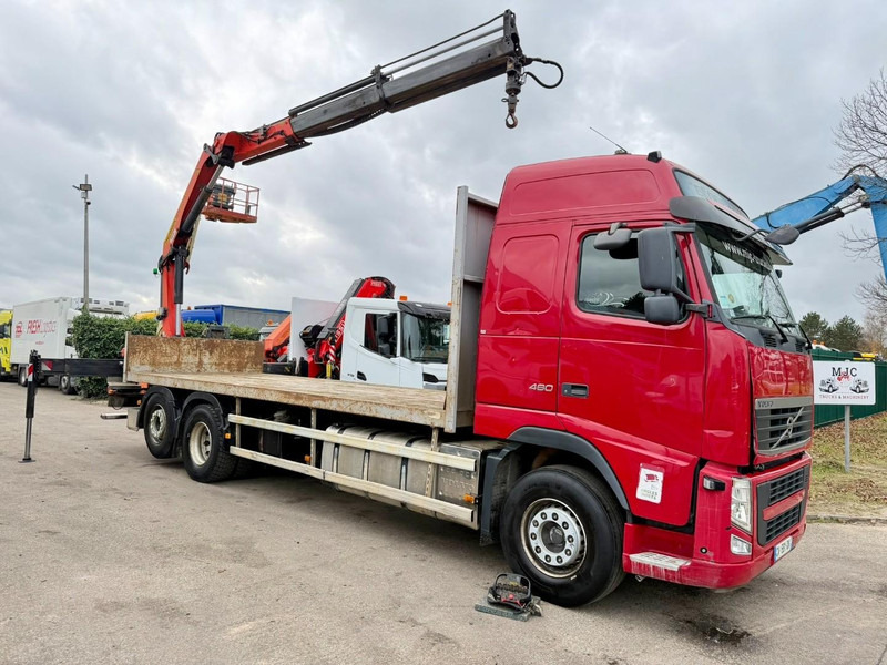 Volvo FH 460 6x2 + CRANE PALFINGER PK18002 EH + RADIO + ROTATOR - LIFT + STEERING AXLE - TÜV 04/2026 - A/C - PLATFORM 7m50 - I-SHIFT - EURO 5 - Sunkvežimis su kranu: foto 1 Volvo FH 460 6x2 + CRANE PALFINGER PK18002 EH + RADIO + ROTATOR - LIFT + STEERING AXLE - TÜV 04/2026 - A/C - PLATFORM 7m50 - I-SHIFT - EURO 5 - Sunkvežimis su kranu: foto 1