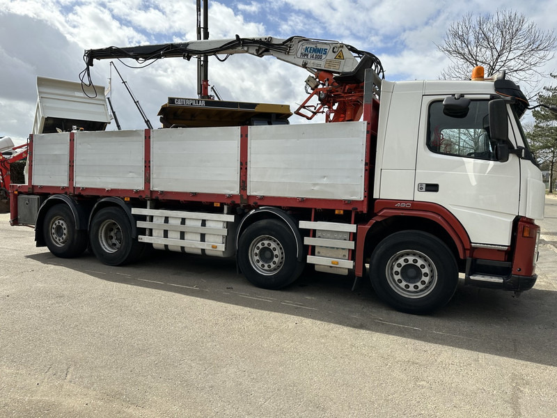 Volvo FM 480 8X2 - EURO 5 - STEERING AXLE / LENK ACHSE + KENNIS 14.000R - I SHIFT - Platforminis/ Bortinis sunkvežimis: foto 3 Volvo FM 480 8X2 - EURO 5 - STEERING AXLE / LENK ACHSE + KENNIS 14.000R - I SHIFT - Platforminis/ Bortinis sunkvežimis: foto 3