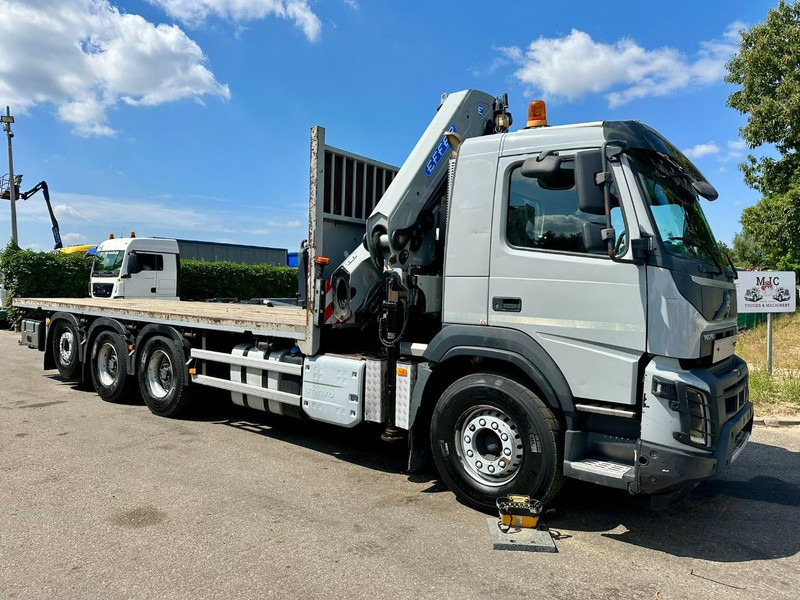 Volvo FMX 330 8x4 TRIDEM PRITSCHE + KRAN EFFER 265 / 6S - PLATFORM 7m50 - EURO 6 - RADIO - *473.000km* - TÜV 05/2026 - BE TRUCK - Platforminis/ Bortinis sunkvežimis, Sunkvežimis su kranu: foto 1 Volvo FMX 330 8x4 TRIDEM PRITSCHE + KRAN EFFER 265 / 6S - PLATFORM 7m50 - EURO 6 - RADIO - *473.000km* - TÜV 05/2026 - BE TRUCK - Platforminis/ Bortinis sunkvežimis, Sunkvežimis su kranu: foto 1