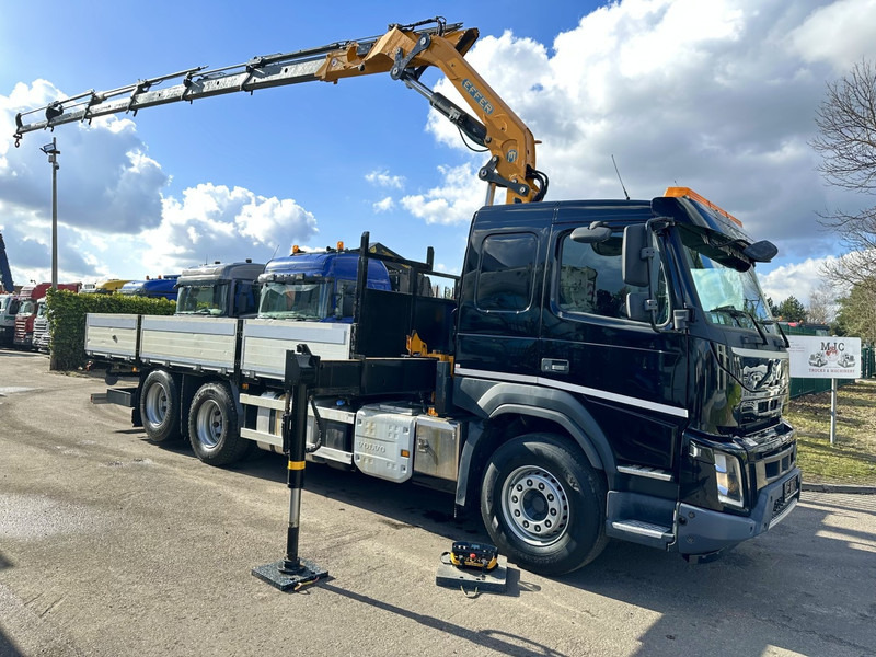 Volvo FMX 370 6x2 PLATFORM 6M35 + CRANE EFFER 215/6S -*127.000km* - LIFT AXLE - DOUBLE WHEELS - I SHIFT - EURO 6 - BE PAPERS - Sunkvežimis su kranu: foto 1 Volvo FMX 370 6x2 PLATFORM 6M35 + CRANE EFFER 215/6S -*127.000km* - LIFT AXLE - DOUBLE WHEELS - I SHIFT - EURO 6 - BE PAPERS - Sunkvežimis su kranu: foto 1