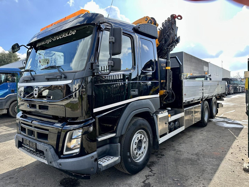 Volvo FMX 370 6x2 PLATFORM 6M35 + CRANE EFFER 215/6S -*127.000km* - LIFT AXLE - DOUBLE WHEELS - I SHIFT - EURO 6 - BE PAPERS - Sunkvežimis su kranu: foto 4 Volvo FMX 370 6x2 PLATFORM 6M35 + CRANE EFFER 215/6S -*127.000km* - LIFT AXLE - DOUBLE WHEELS - I SHIFT - EURO 6 - BE PAPERS - Sunkvežimis su kranu: foto 4