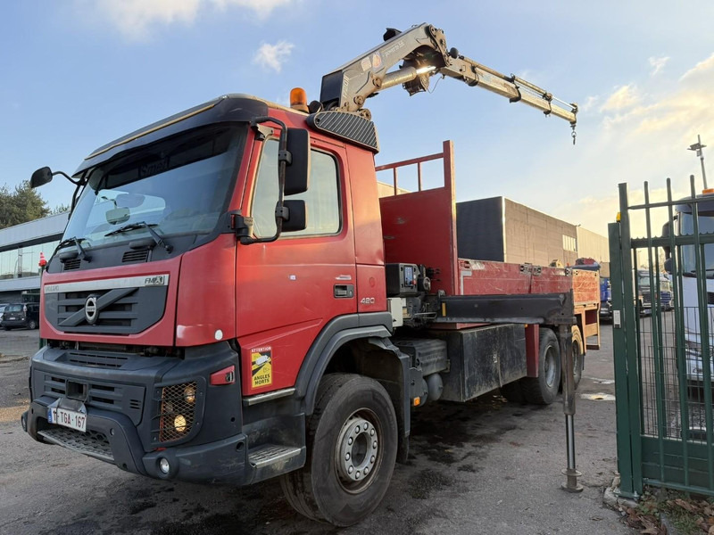 Volvo FMX 420 6X4 + CRANE HMF 1720 + winch + radio - BIG AXLES / HUB REDUCTION - STEEL SPRING / BLATT - PLATFORM 6m10 - Sunkvežimis su kranu: foto 2 Volvo FMX 420 6X4 + CRANE HMF 1720 + winch + radio - BIG AXLES / HUB REDUCTION - STEEL SPRING / BLATT - PLATFORM 6m10 - Sunkvežimis su kranu: foto 2