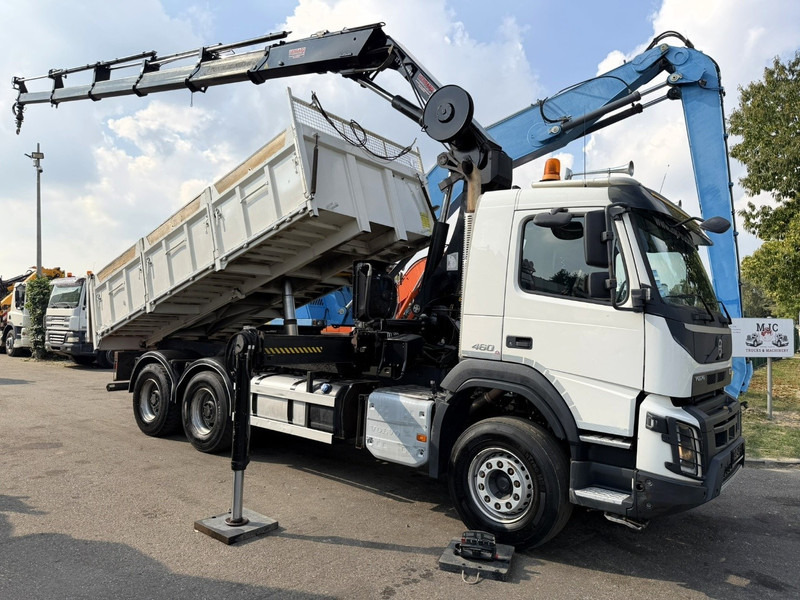 Volvo FMX 460 6x4 TIPPER + CRANE HIAB 244 E-5 HIPRO - ROTATOR - RADIO - *349.000km* - EURO 6 - 13T AXLES - BE TRUCK - Savivartis sunkvežimis, Sunkvežimis su kranu: foto 1 Volvo FMX 460 6x4 TIPPER + CRANE HIAB 244 E-5 HIPRO - ROTATOR - RADIO - *349.000km* - EURO 6 - 13T AXLES - BE TRUCK - Savivartis sunkvežimis, Sunkvežimis su kranu: foto 1